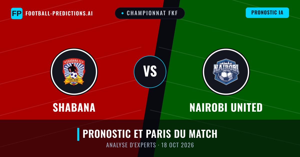 Shabana vs Nairobi United — pronostic et avant-match