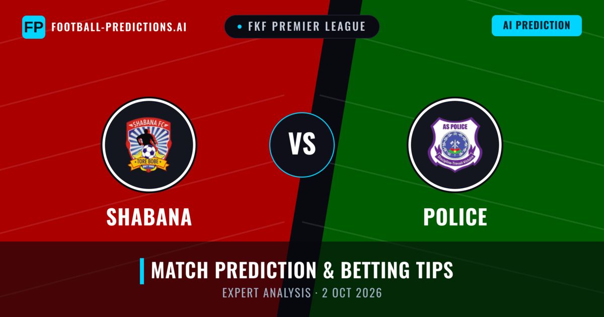 Shabana vs Police — match prediction & preview