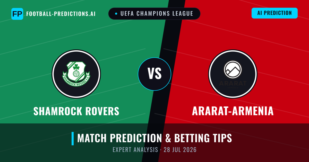 Shamrock Rovers vs Ararat-Armenia — match prediction & preview