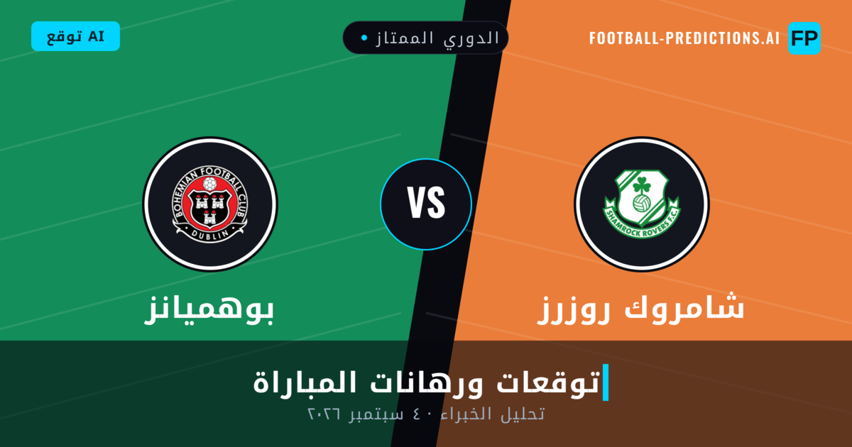 شامروك روزرز ضد بوهميانز — توقعات ومعاينة المباراة
