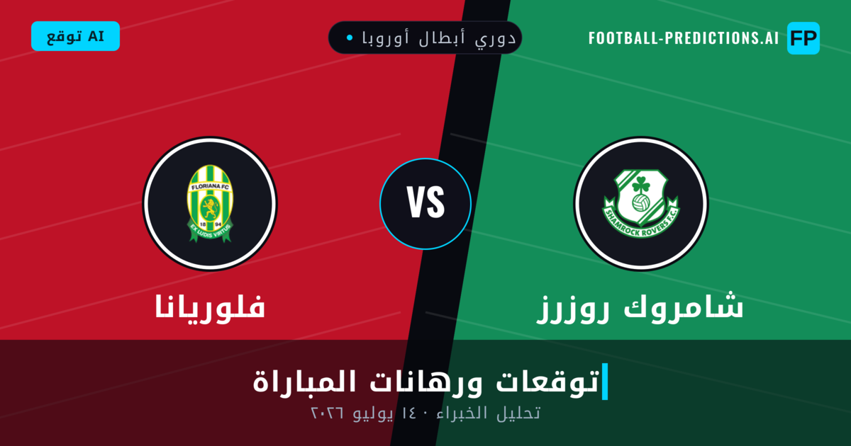 شامروك روزرز ضد فلوريانا — توقعات ومعاينة المباراة