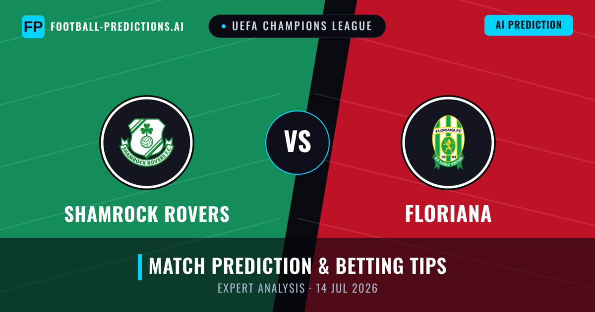 Shamrock Rovers vs Floriana — match prediction & preview