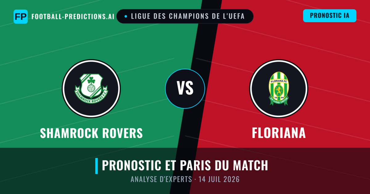 Shamrock Rovers vs Floriana — pronostic et avant-match
