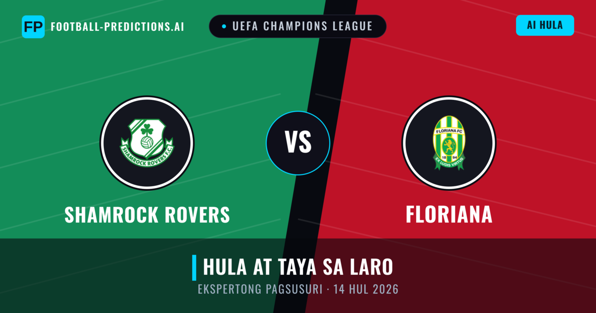 Shamrock Rovers vs Floriana — hula at preview ng laban