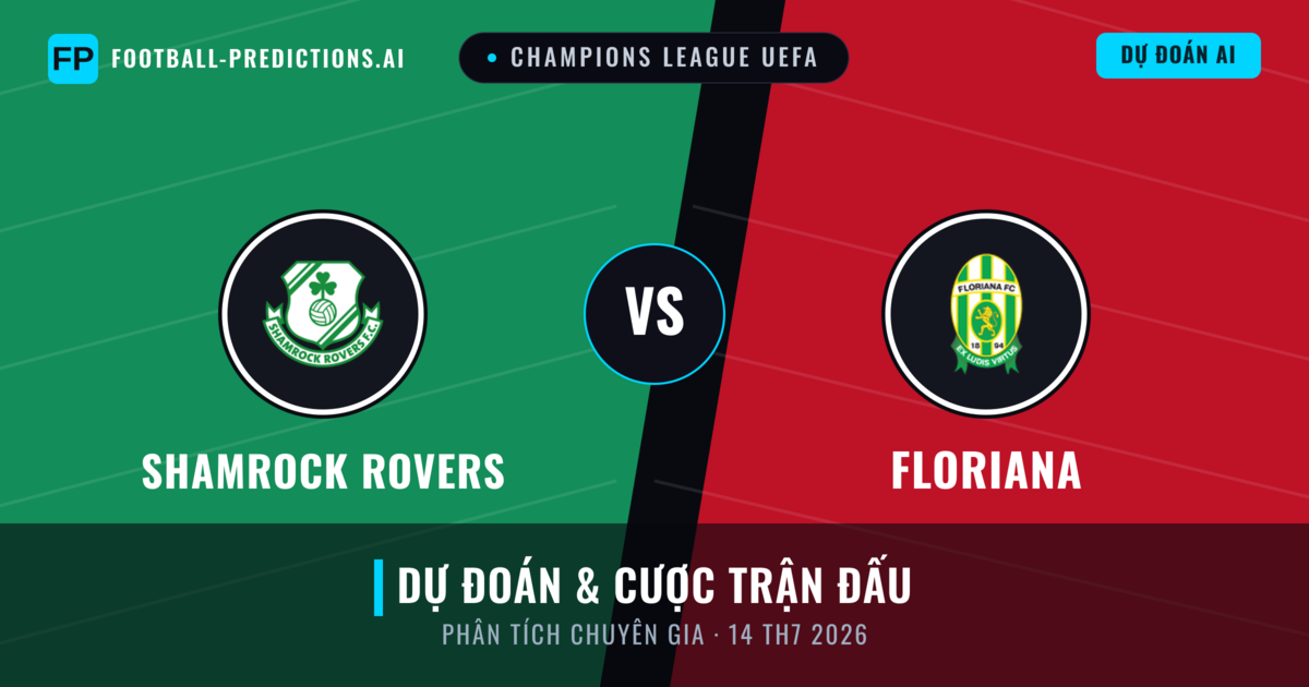 Shamrock Rovers vs Floriana — dự đoán và xem trước trận đấu