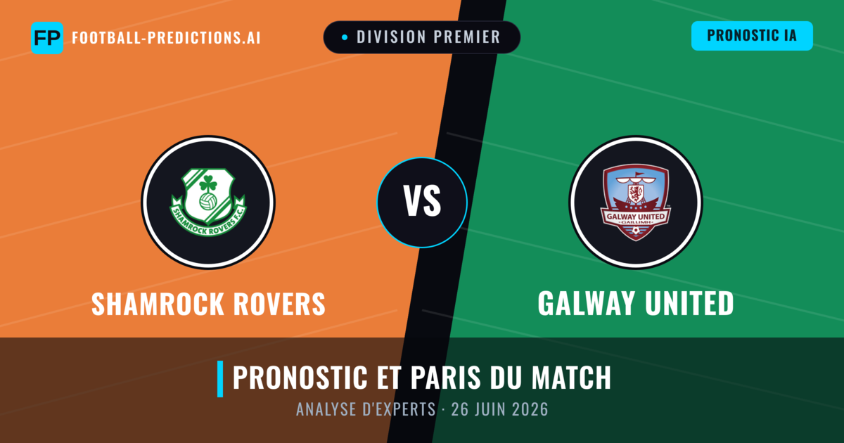 Shamrock Rovers vs Galway United — pronostic et avant-match