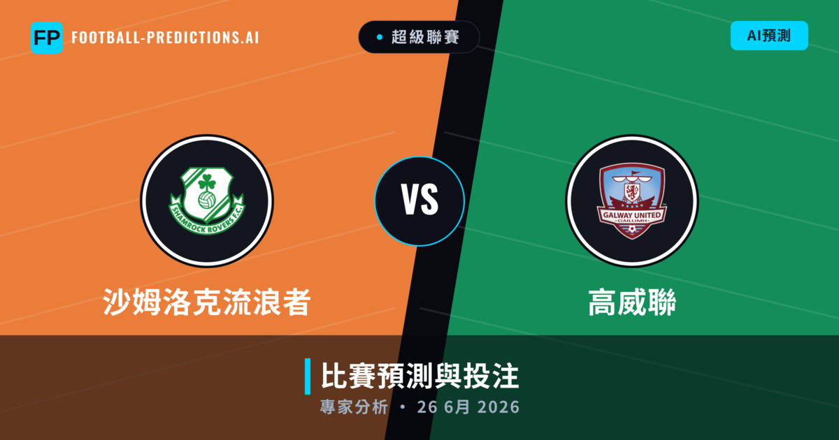 沙姆洛克流浪者 vs 高威聯 — 比赛预测和前瞻