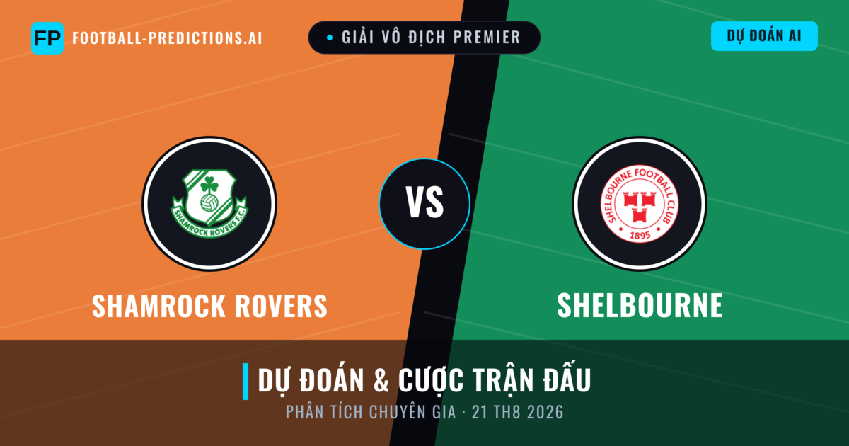 Shamrock Rovers vs Shelbourne — dự đoán và xem trước trận đấu