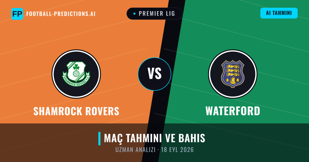 Shamrock Rovers - Waterford — maç tahmini ve önizleme