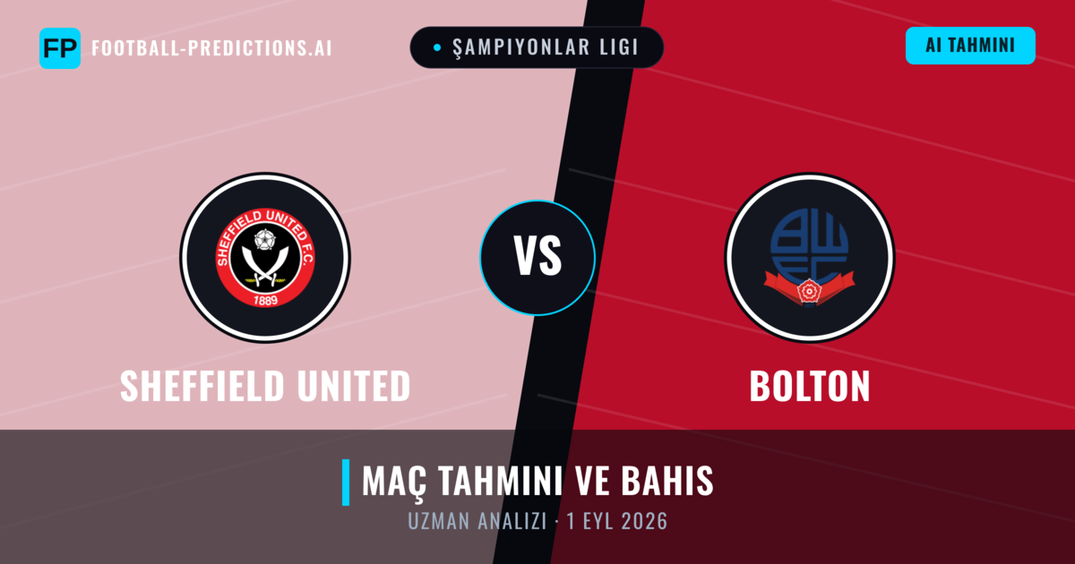 Sheffield United - Bolton — maç tahmini ve önizleme
