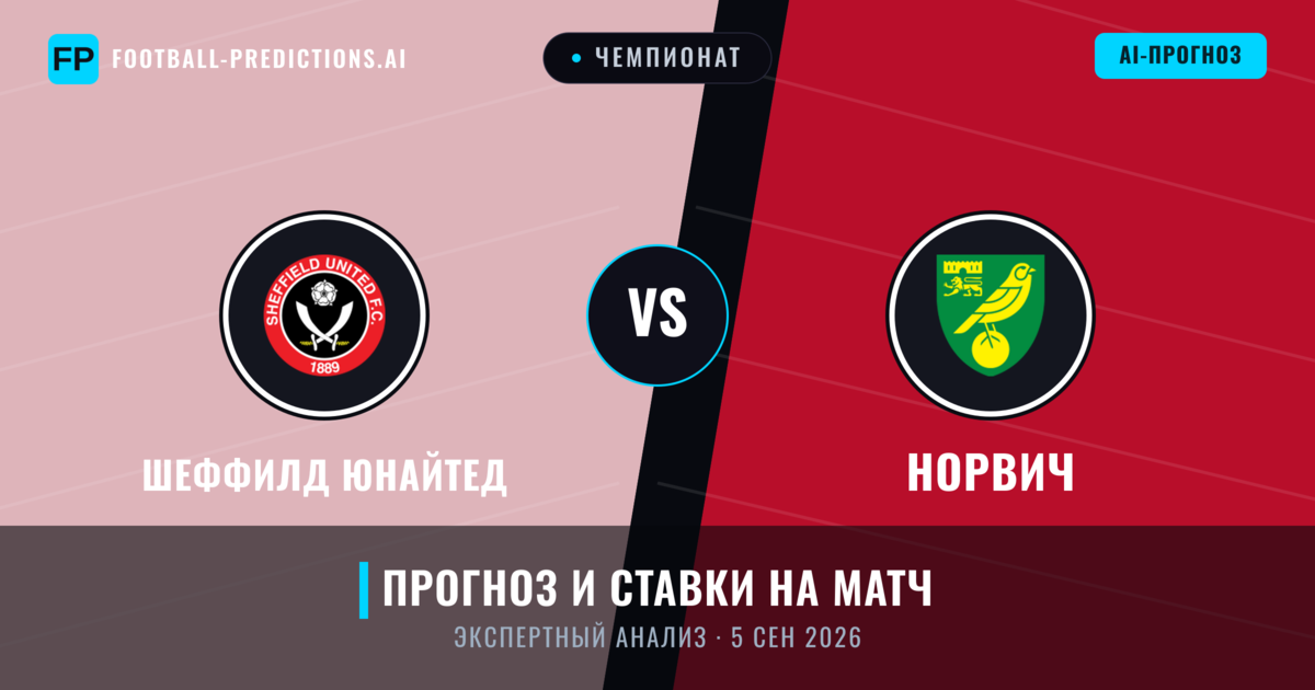 Шеффилд Юнайтед – Норвич — прогноз и превью матча