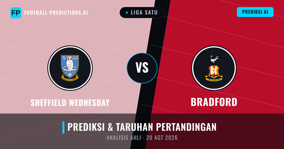 Sheffield Wednesday vs Bradford — prediksi dan pratinjau pertandingan