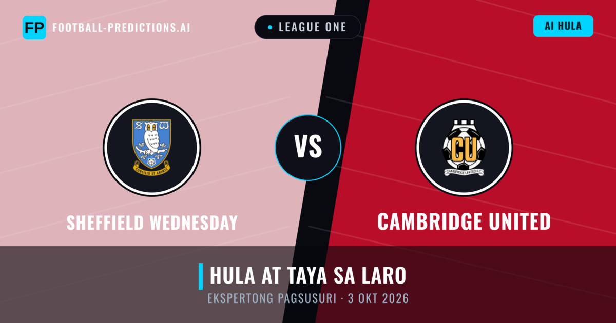 Sheffield Wednesday vs Cambridge United — hula at preview ng laban