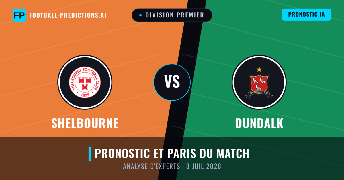 Shelbourne vs Dundalk — pronostic et avant-match