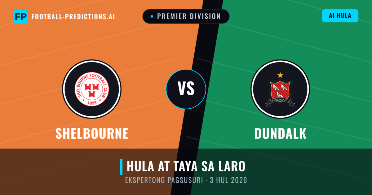 Shelbourne vs Dundalk — hula at preview ng laban