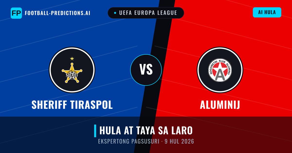 Sheriff Tiraspol vs Aluminij — hula at preview ng laban