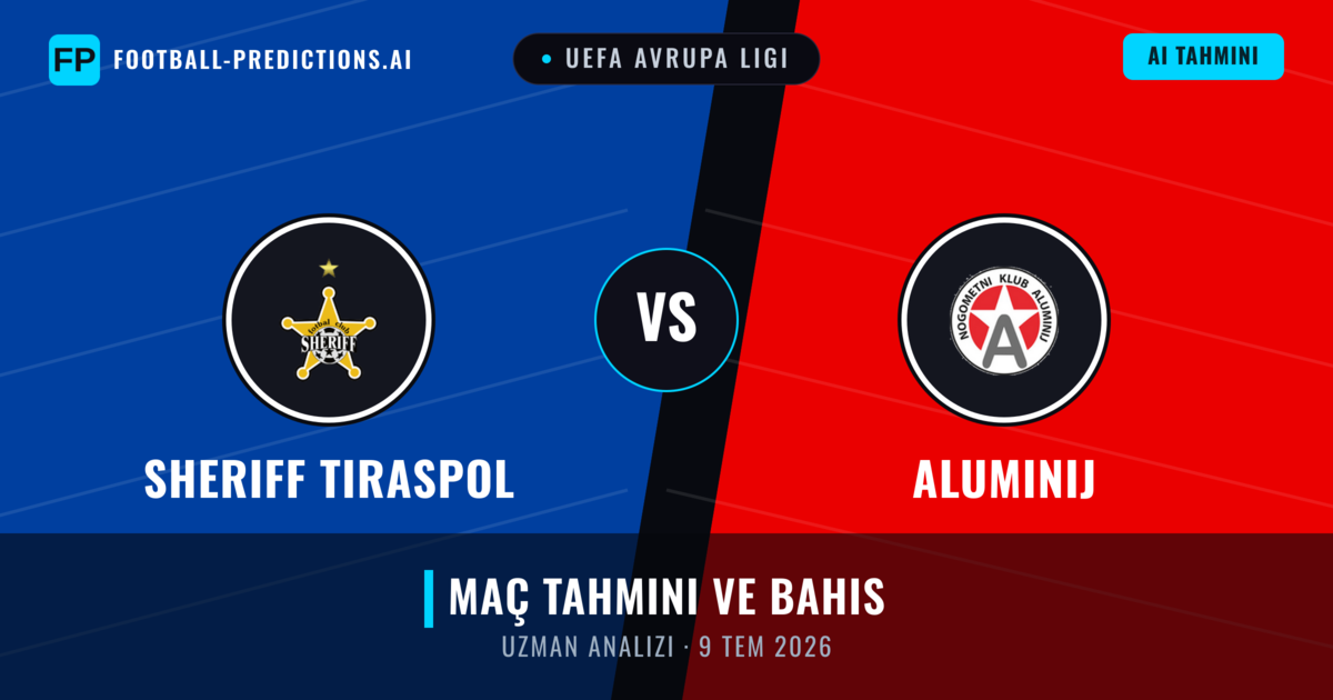 Sheriff Tiraspol - Aluminij — maç tahmini ve önizleme