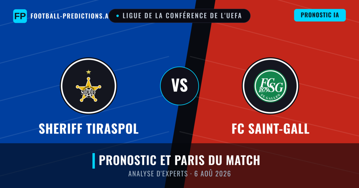 Sheriff Tiraspol vs FC Saint-Gall — pronostic et avant-match