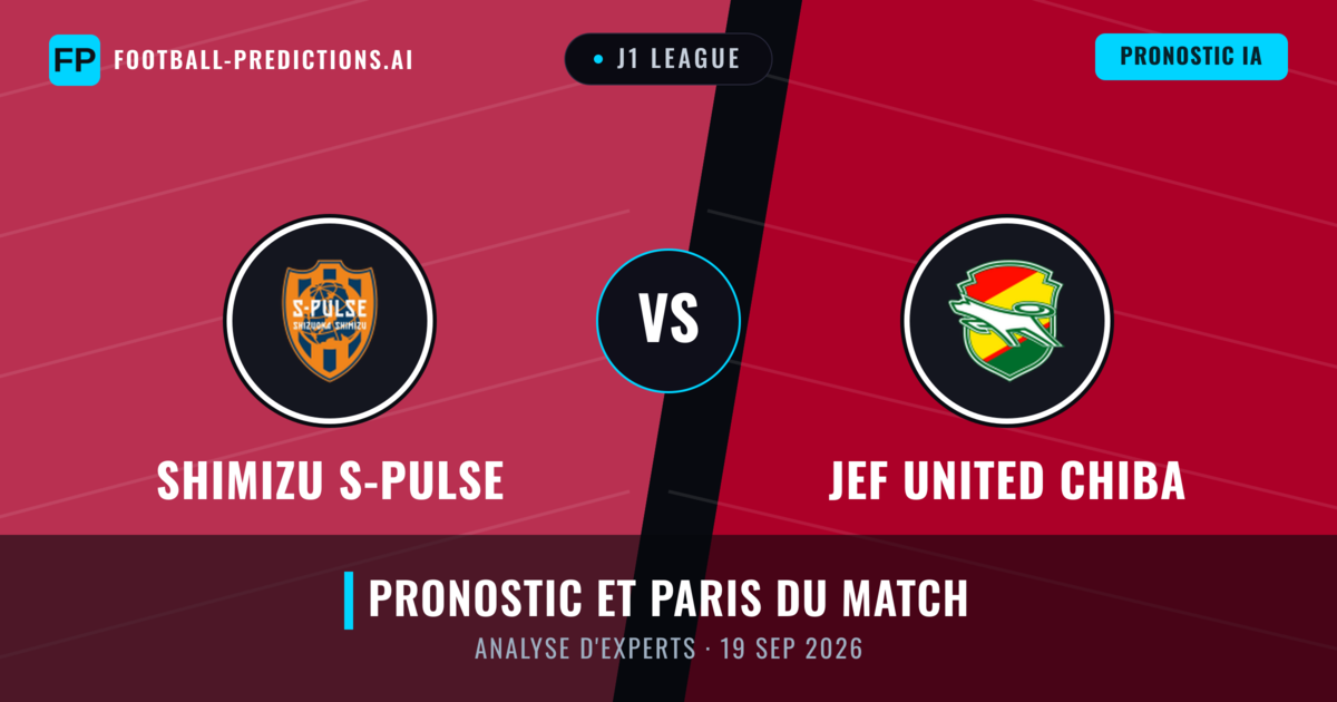 Shimizu S-Pulse vs JEF United Chiba — pronostic et avant-match