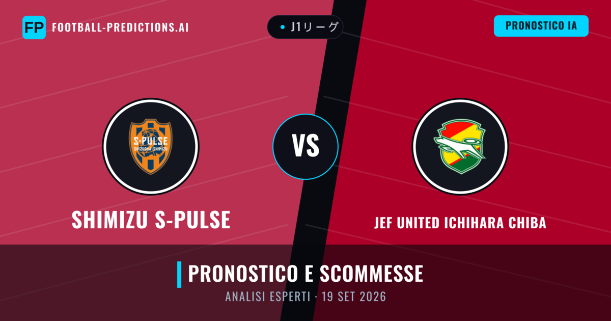 Shimizu S-Pulse vs JEF United Ichihara Chiba — pronostico e anteprima del match