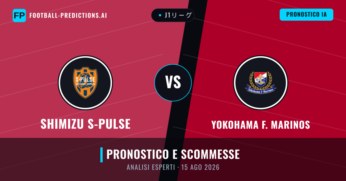 Shimizu S-Pulse vs Yokohama F. Marinos — pronostico e anteprima del match