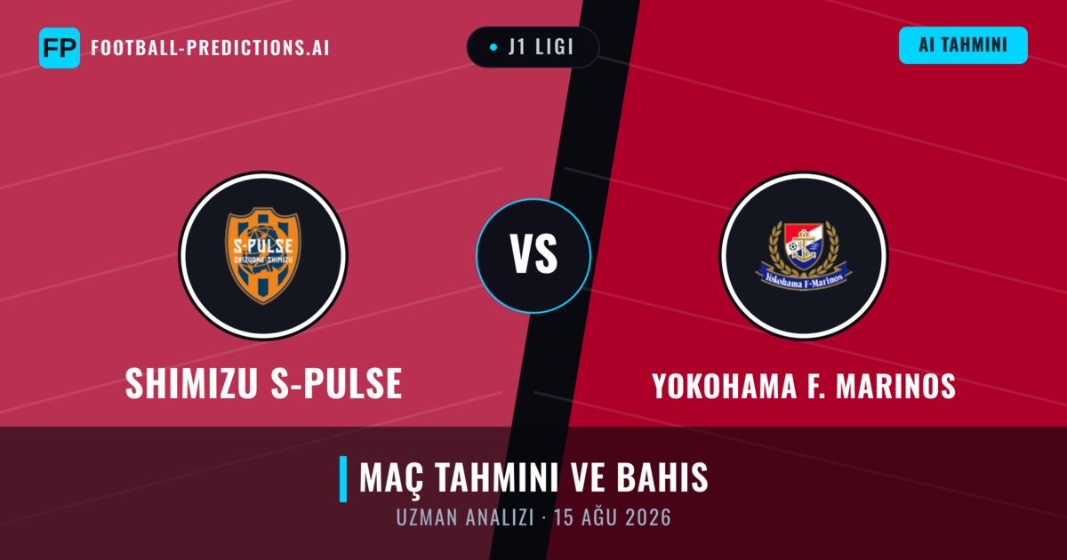 Shimizu S-Pulse - Yokohama F. Marinos — maç tahmini ve önizleme