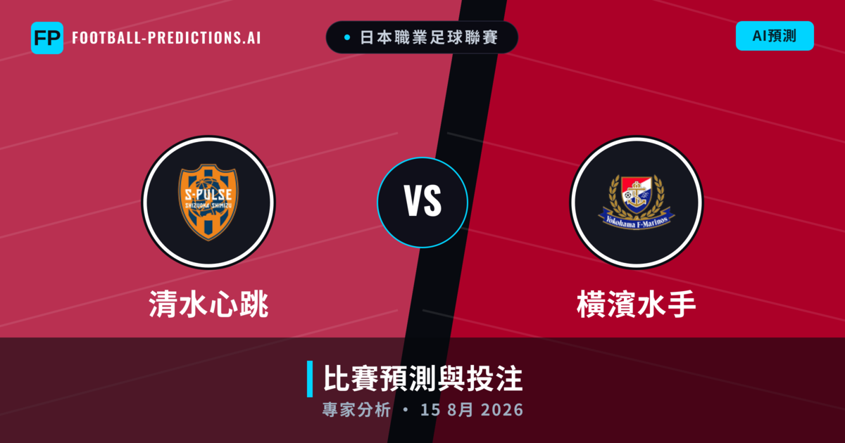 清水心跳 vs 橫濱水手 — 比赛预测和前瞻