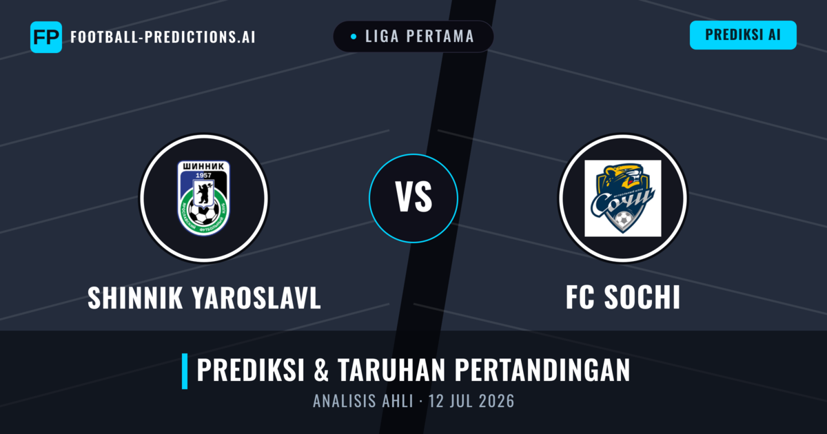 Shinnik Yaroslavl vs FC Sochi — prediksi dan pratinjau pertandingan