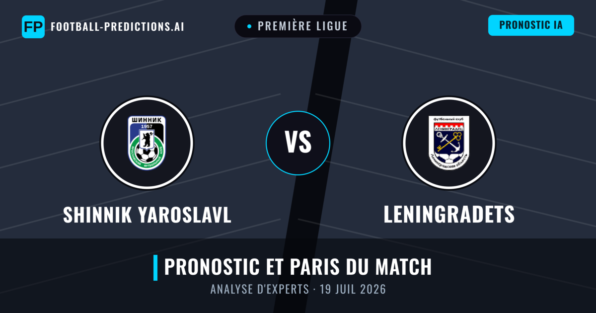 Shinnik Yaroslavl vs Leningradets — pronostic et avant-match