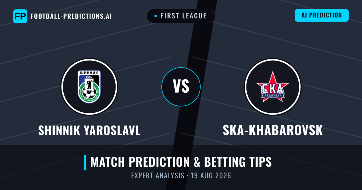 Shinnik Yaroslavl vs Ska-khabarovsk — match prediction & preview