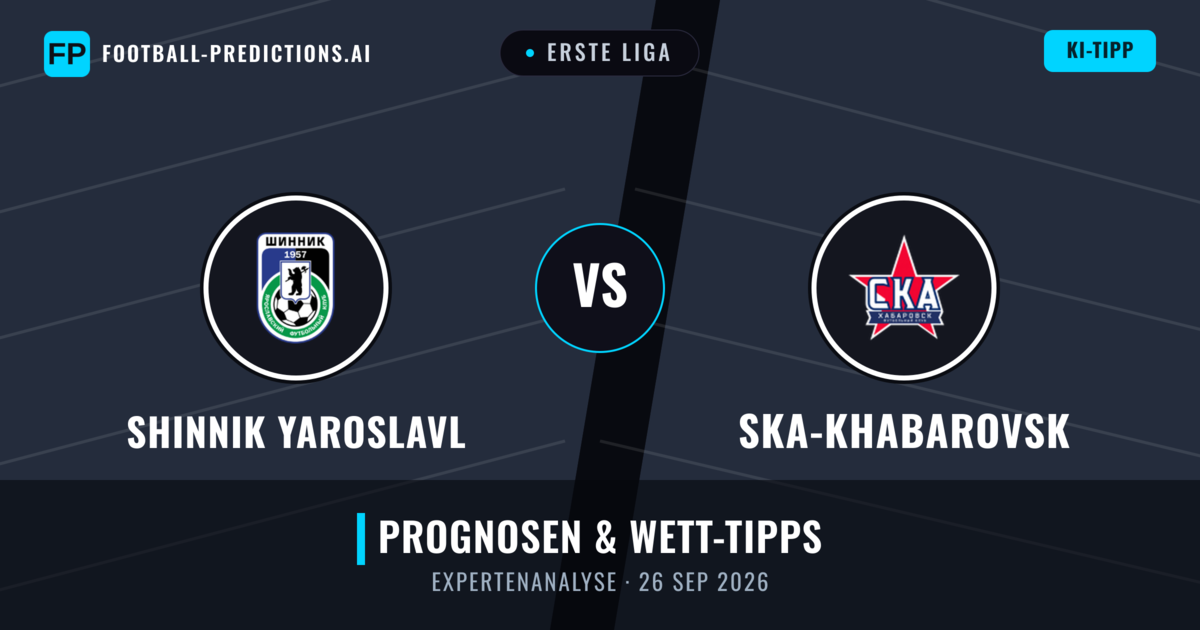 Shinnik Yaroslavl vs Ska-Khabarovsk — Prognose und Spielvorschau