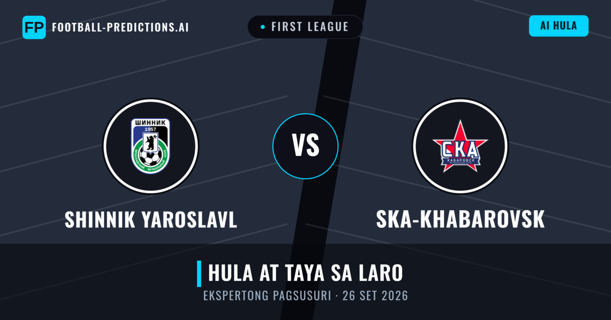 Shinnik Yaroslavl vs Ska-khabarovsk — hula at preview ng laban