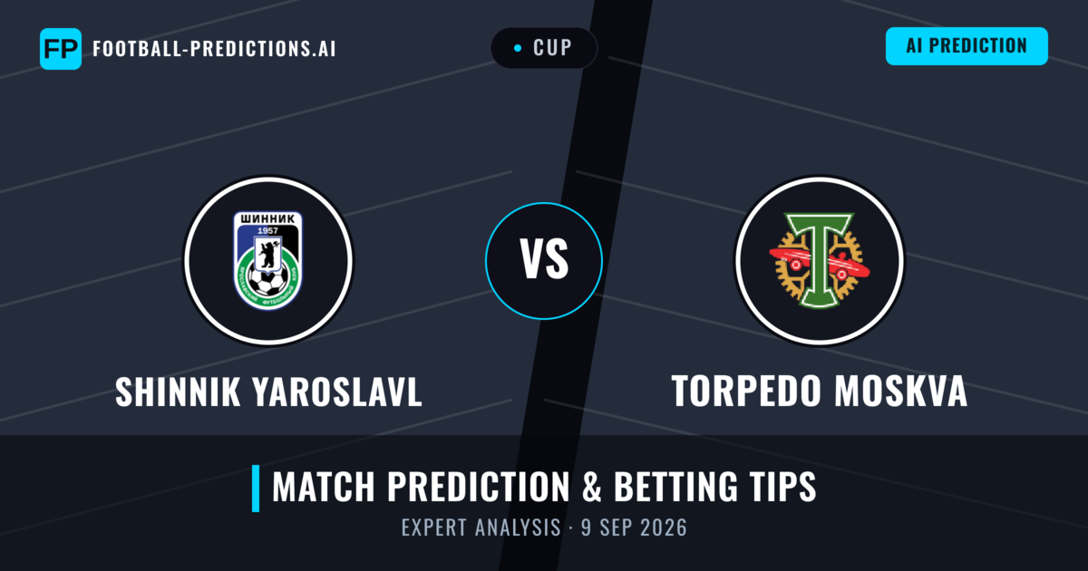 Shinnik Yaroslavl vs Torpedo Moskva — match prediction & preview