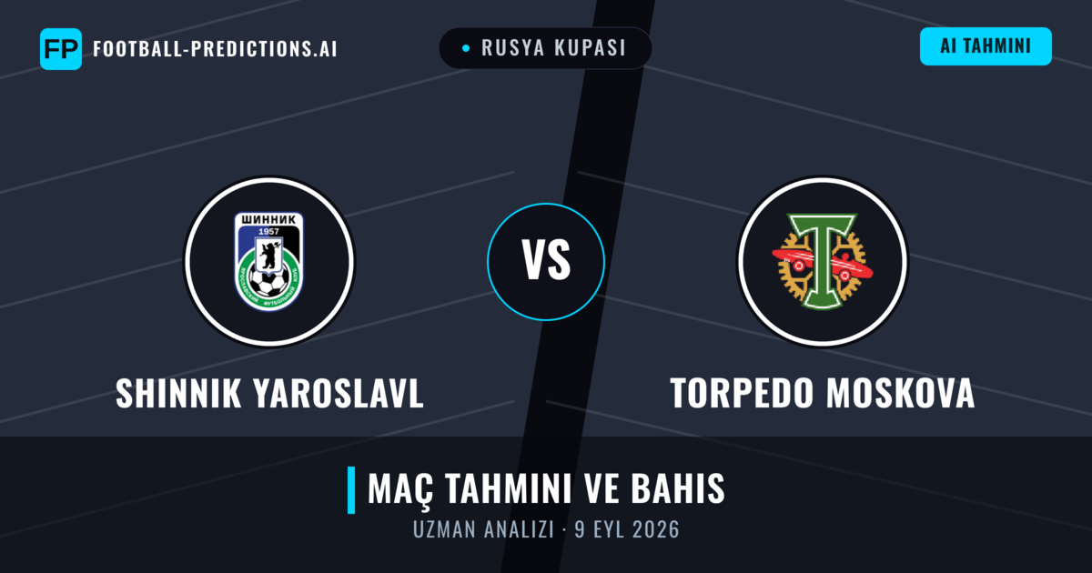 Shinnik Yaroslavl - Torpedo Moskova — maç tahmini ve önizleme