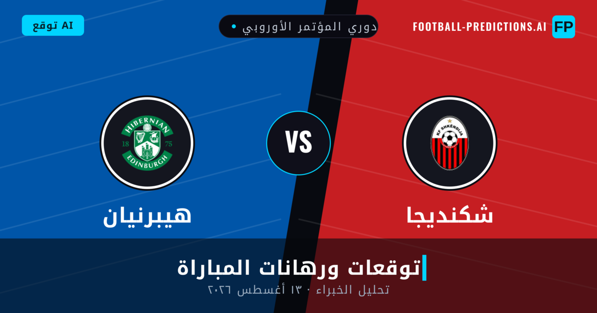 شكنديجا ضد هيبرنيان — توقعات ومعاينة المباراة