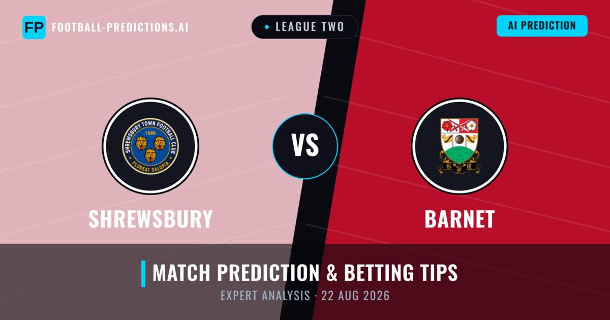 Shrewsbury vs Barnet — match prediction & preview