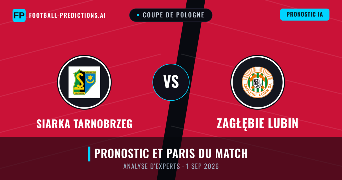 Siarka Tarnobrzeg vs Zagłębie Lubin — pronostic et avant-match