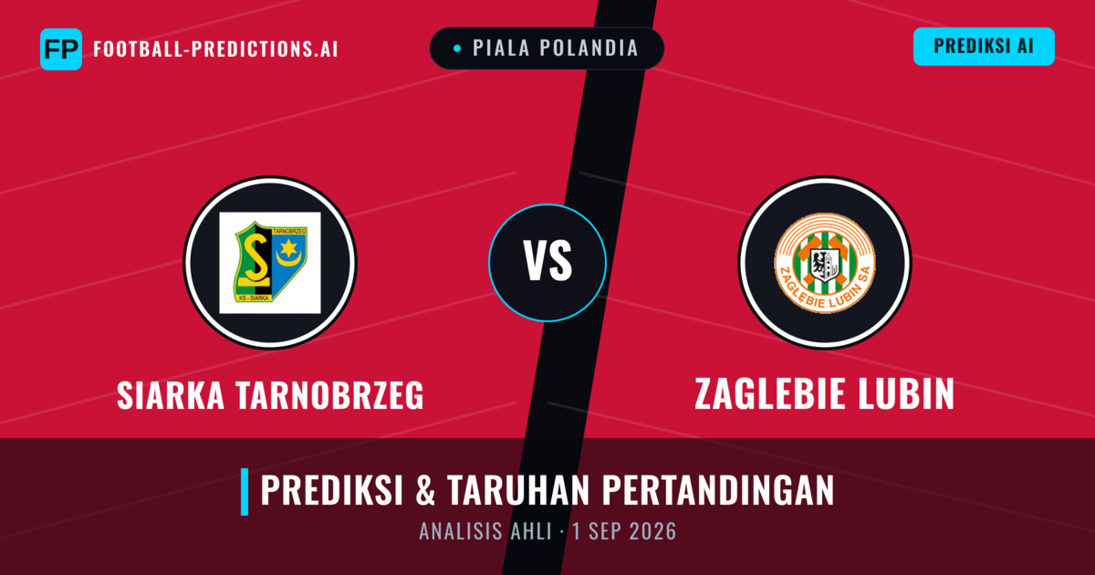 Siarka Tarnobrzeg vs Zagłębie Lubin — prediksi dan pratinjau pertandingan