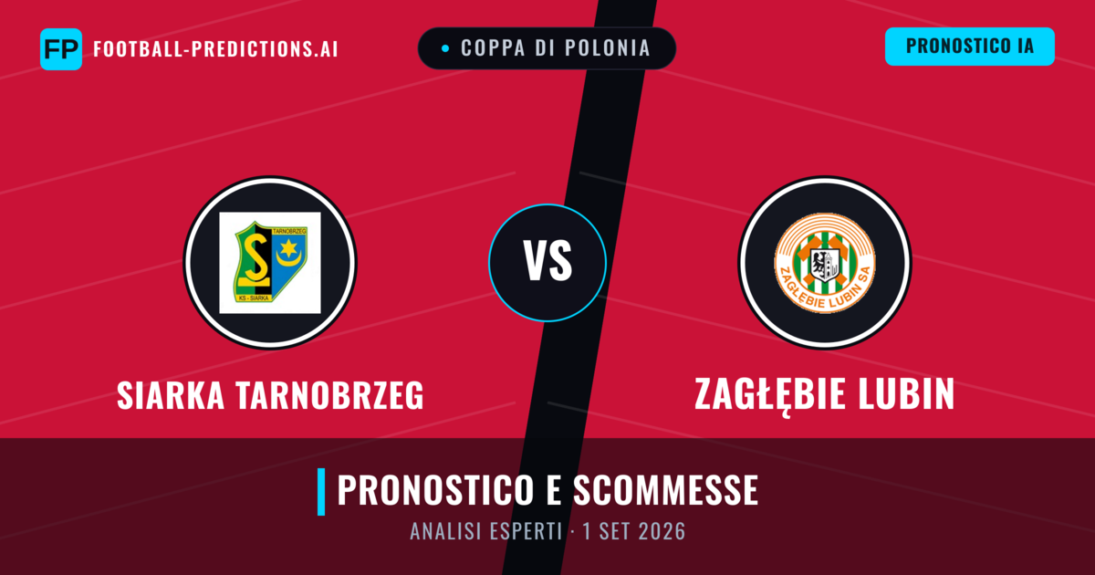 Siarka Tarnobrzeg vs Zagłębie Lubin — pronostico e anteprima del match