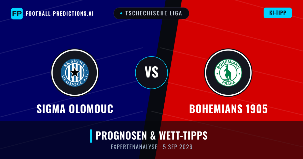 Sigma Olomouc vs Bohemians 1905 — Prognose und Spielvorschau