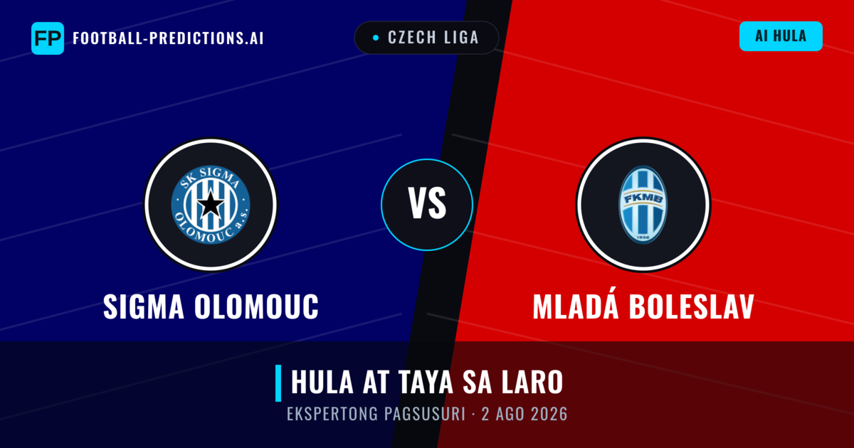 Sigma Olomouc vs Mladá Boleslav — hula at preview ng laban
