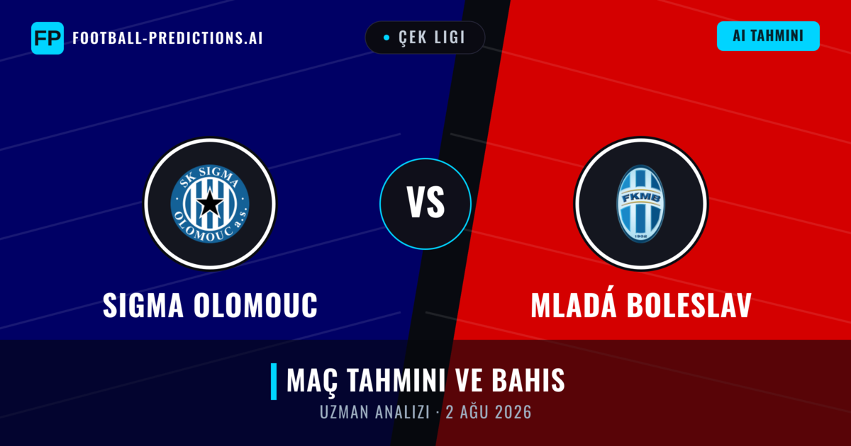 Sigma Olomouc - Mladá Boleslav — maç tahmini ve önizleme