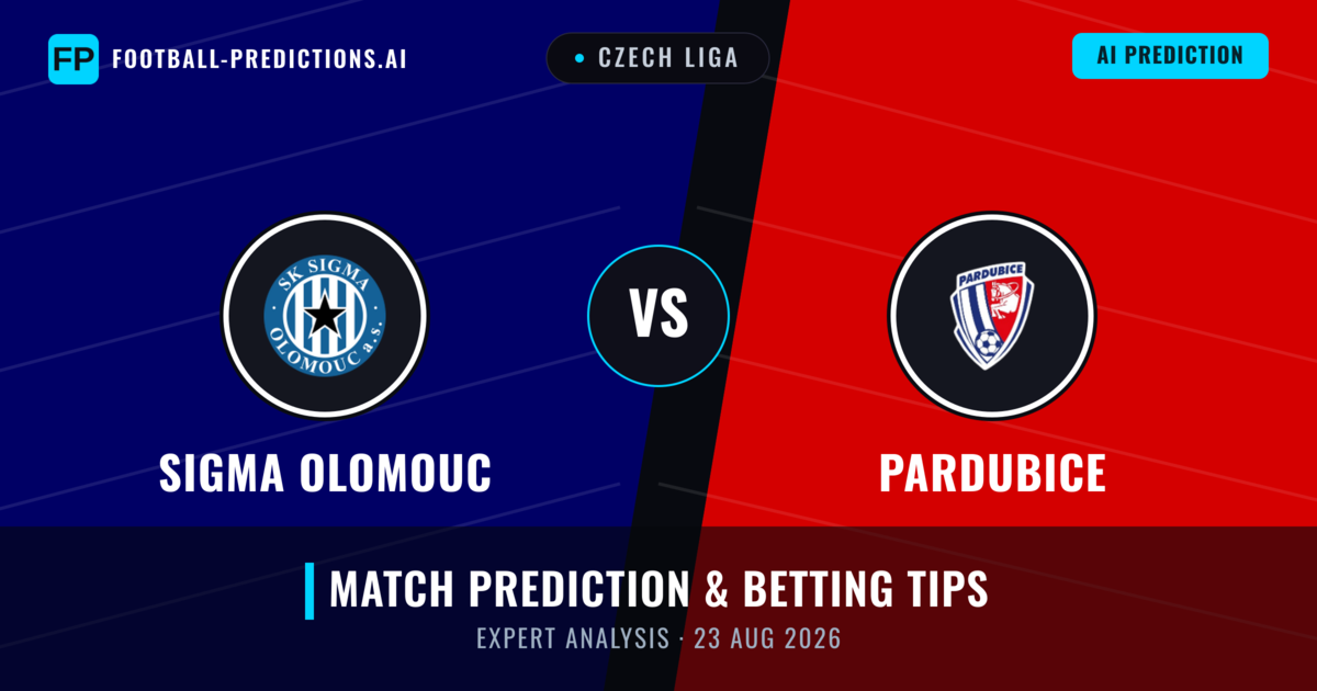 Sigma Olomouc vs Pardubice — match prediction & preview
