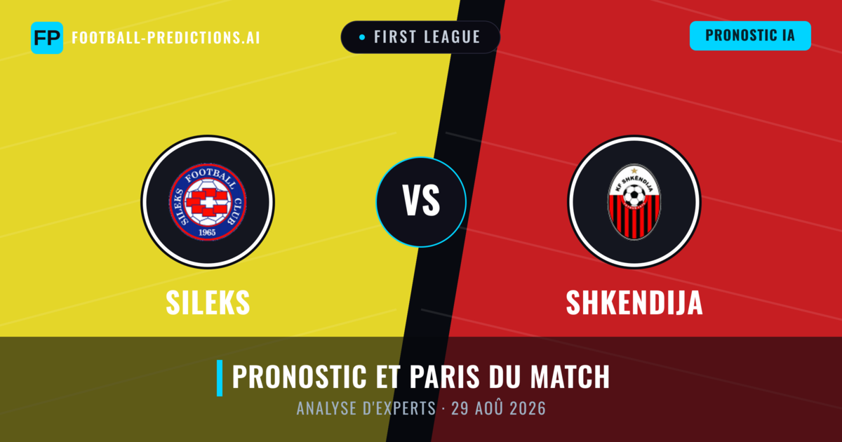 Sileks vs Shkendija — pronostic et avant-match