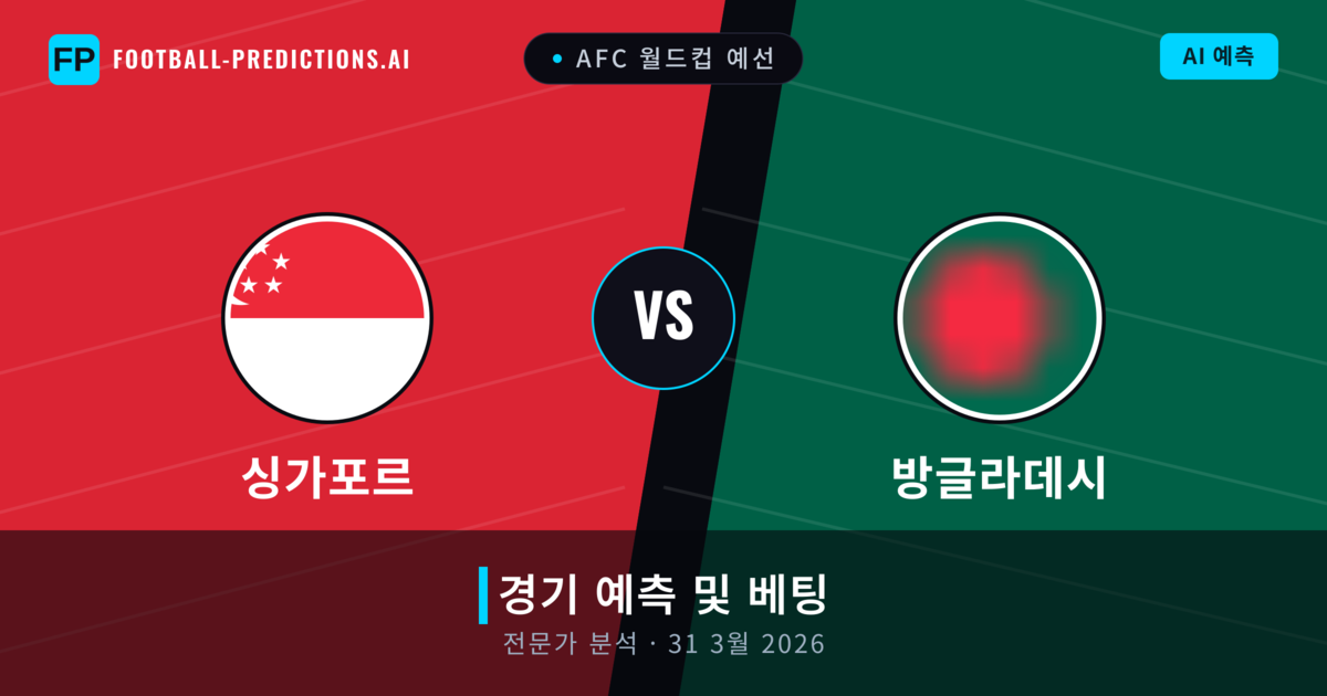 싱가포르 대 방글라데시 — 경기 예측 및 프리뷰