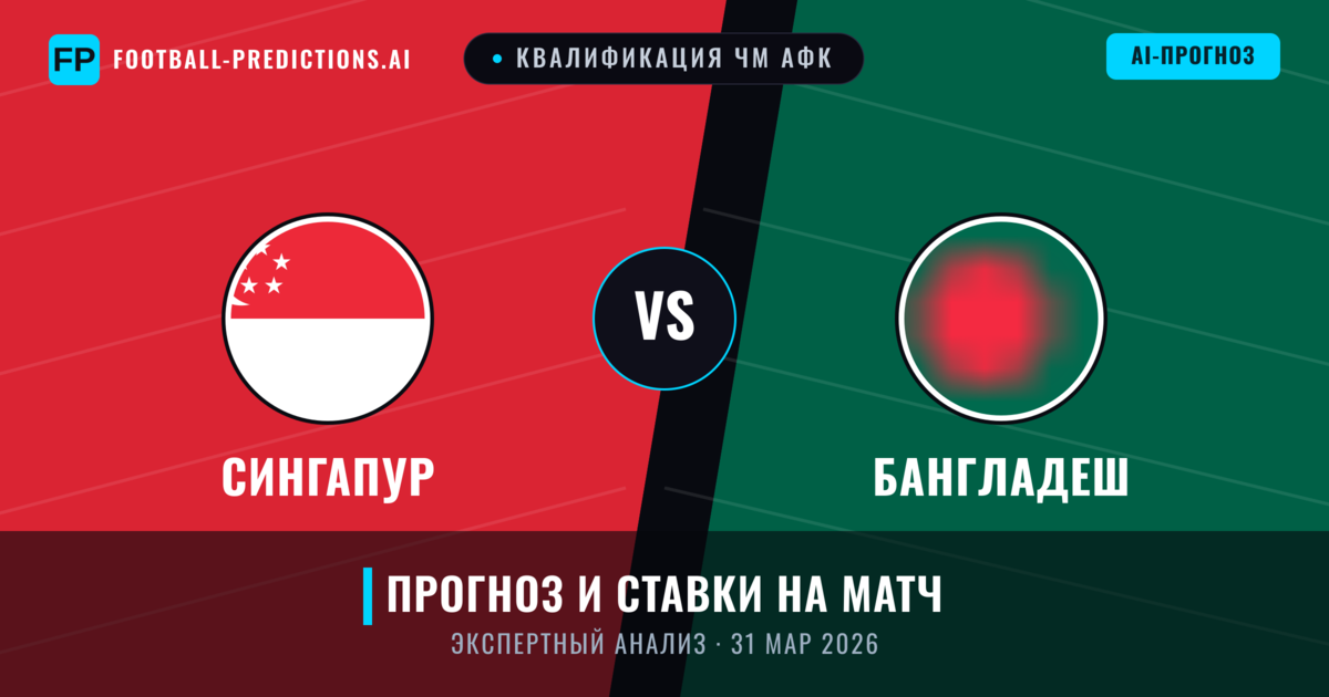 Сингапур – Бангладеш — прогноз и превью матча