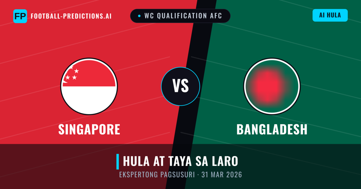 Singapore vs Bangladesh — hula at preview ng laban