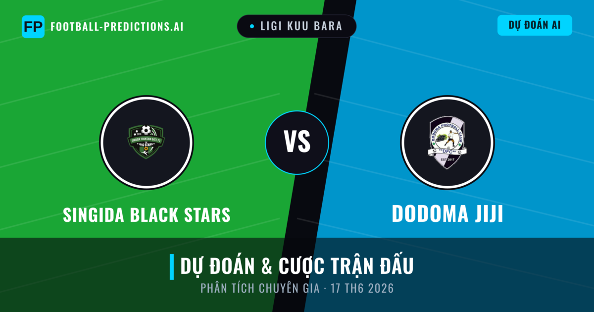 Singida Black Stars vs Dodoma Jiji — dự đoán và xem trước trận đấu