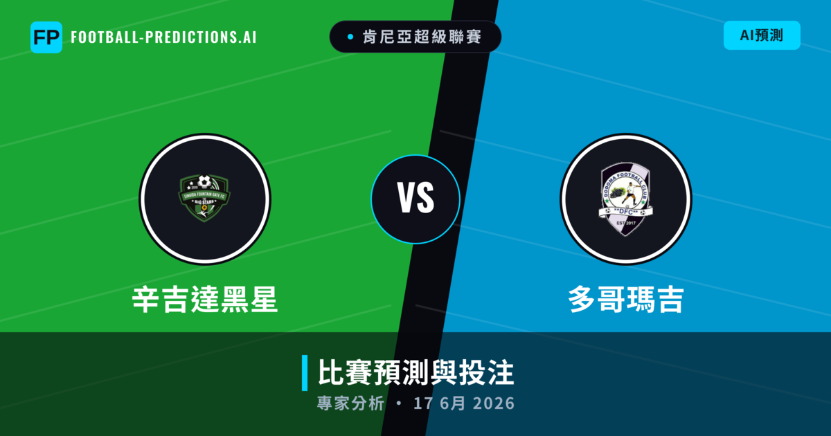 辛吉達黑星 vs 多哥瑪吉 — 比赛预测和前瞻