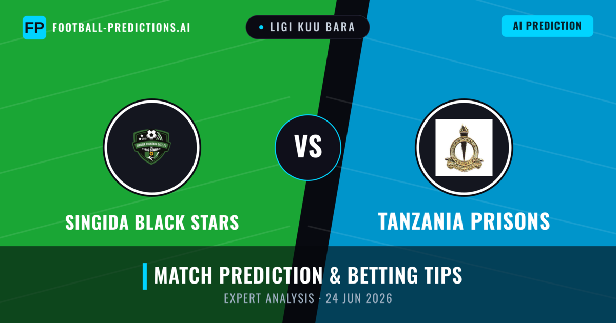 Singida Black Stars vs Tanzania Prisons — match prediction & preview